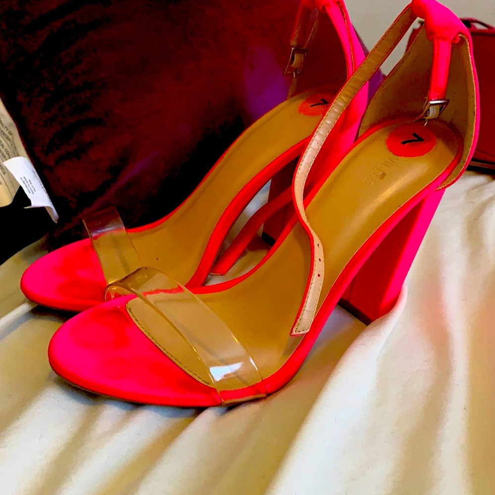 Pink heels